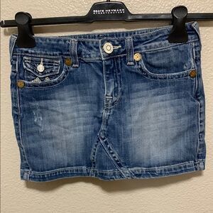 Vigoss Blue Denim Mini Skirt